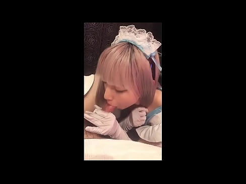 ❤️ Japanski idol [mayuka], kostim francuske sobarice, 1. dio, pušenje i drkanje losionom Seks video kod nas ☑